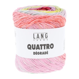Lang Yarns Quattro Dégradé 1088.0010 - hellblau/ocker/rosa