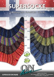 ONline Supersocke Sort. 283 Norweger Color 100g 