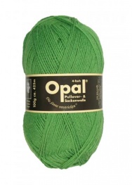 OPAL 4-fach 100g Uni 1990 - grasgrün