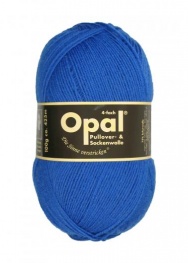 OPAL 4-fach 100g Uni + Neon 5188 - blau