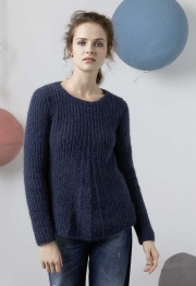 leicht ausgestellter Pullover aus Malou Light 