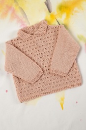 Baby-Pullover aus Baby Cotton 