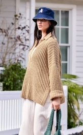 Pullover aus Cotton Mélange 
