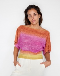 Pullover aus Cool Wool Lace Hand-Dyed 