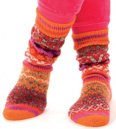 Socken mit Jacquardstreifen aus Linie 12 Street (Design Color) 