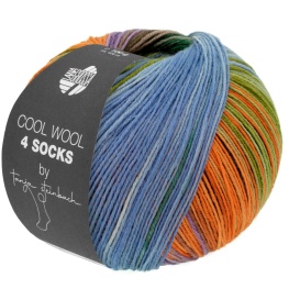 Lana Grossa Cool Wool 4 Socks Print 