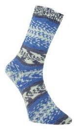 Pro Lana Fjord Socks 4-fach 184 - blau