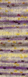 Lana Grossa Gomitolo Selezione 1 1006 - Violett/Flieder/Natur/Grau/Dottergelb