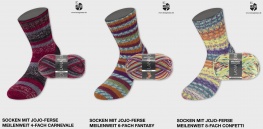 Socken mit Jojo-Ferse aus 4-/6- und 8-fach Sockenwolle (PDF) 