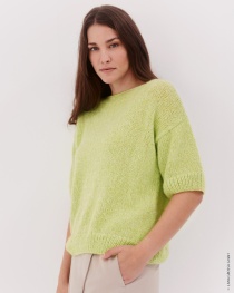 Kurzarm-Pullover aus Ecopuno/Bella 
