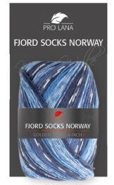 Pro Lana Fjord Socks Norway 4-fach 