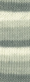 Lana Grossa Soft Cotton 106 - Weiß/Hell-/Mittelgrau