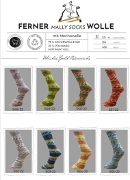 Ferner Wolle Mally Socks 6-fach Merino 2022 