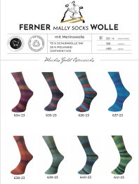 Ferner Wolle Mally Socks 6-fach Merino 2023 