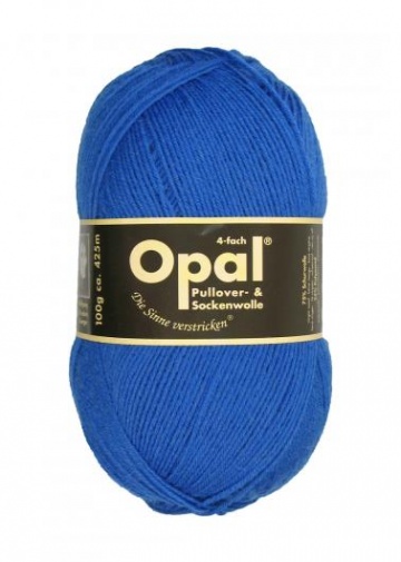 OPAL 4-fach 100g Uni 5188 - blau