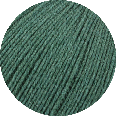 Lana Grossa Cool Wool 4 Socks 7702 - Graugrün