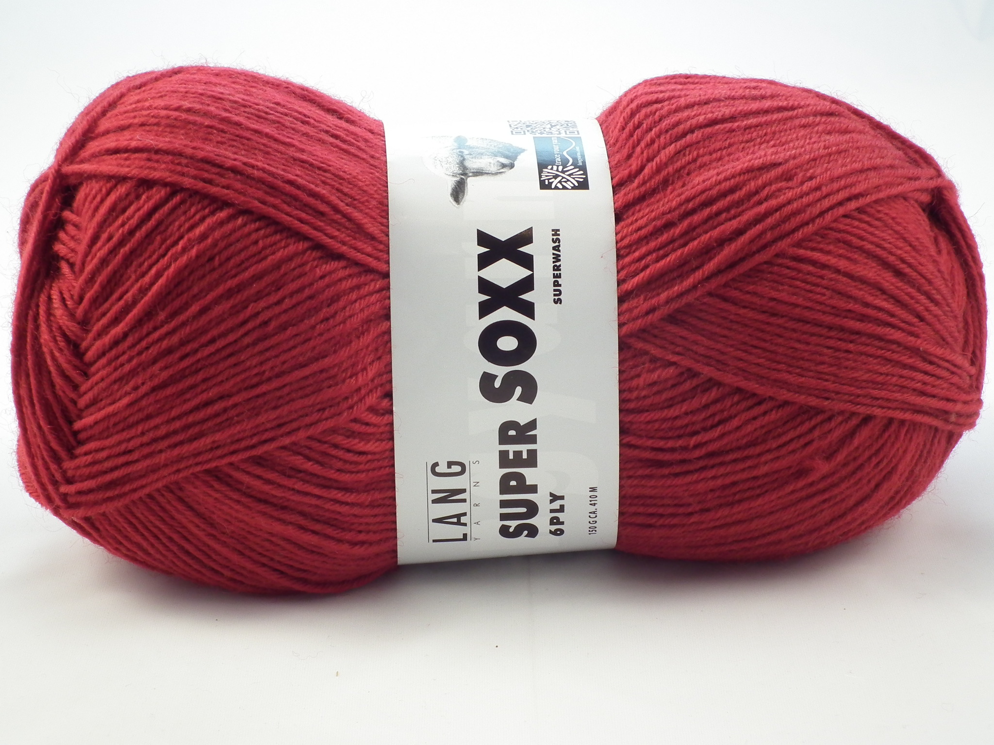 Super Soxx 6ply Uni 907.0061 - Dunkelrot | LANA GROSSA Online-Shop